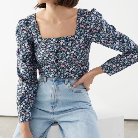 & Other Stories Tops - NWT & Other Stories Floral Blouse